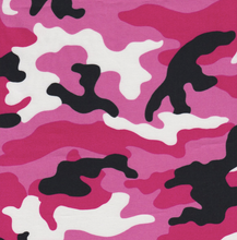 Load image into Gallery viewer, Quilting Treasures - Pink and Black Camouflage - 1/2 YARD CUT