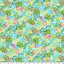 Load image into Gallery viewer, blooming ocean floral seaweed algae kelp fabric
