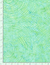 Load image into Gallery viewer, Timeless Treasures - Tonga Batik Dotty Spiral Fresh - 1/2 YARD CUT