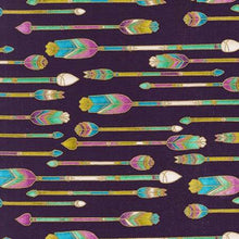 Load image into Gallery viewer, Michael Miller - Amethyst Arrow - 1/2 YARD CUT