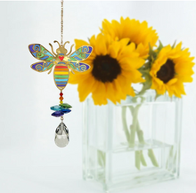 Load image into Gallery viewer, Bumble Bee Crystal Wonders Suncatcher