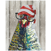 Load image into Gallery viewer, Christmas Chicken Print