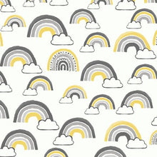 Load image into Gallery viewer, Michael Miller - To the Moon & Back - Rainbow Sky - 1/2 YARD CUT
