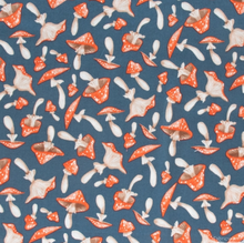 Load image into Gallery viewer, Dear Stella - Frosty Forage - Mushrooms - 1/2 YARD CUT