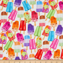 Load image into Gallery viewer, Robert Kaufman - Sweet Tooth - Sweet Popsicles - 1/2 YARD CUT - Dreaming of the Sea Fabrics