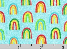 Load image into Gallery viewer, Robert Kaufman - Chili Smiles - Rainbows Sky - 1/2 YARD CUT - Dreaming of the Sea Fabrics