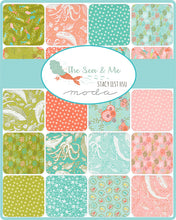 Load image into Gallery viewer, Moda Fabrics - The Sea and Me - Ocean Friends Spray - 1/2 YARD CUT