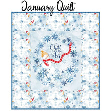 Load image into Gallery viewer, Hoffman - Chill in the Air Snowman - 1.75 yard panel
