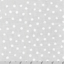 Load image into Gallery viewer, Robert Kaufman - Mini Madness - White on White Spots - 1/2 YARD CUT