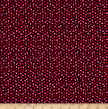 Load image into Gallery viewer, Timeless Treasures - Ombre Red Hearts - Tiny - 1/2 YARD CUT