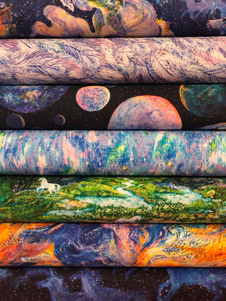 celestial journey 3 wishes fabric