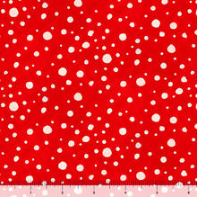 Load image into Gallery viewer, QT Fabrics - Gnome for the Holidays - Dots - Red - 1/2 YARD CUT
