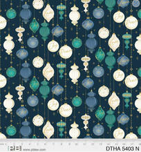 Load image into Gallery viewer, P &amp; B Textiles - Deco the Halls - Hanging Ornaments  - 1/2 YARD CUT
