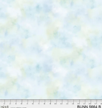 Load image into Gallery viewer, P&amp;B Textiles - Bunnies &amp; Blooms Tonal Cloud Blue - 1/2 YARD CUT
