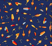 Load image into Gallery viewer, Figo - Camping Therapy - Lures - 1/2 YARD CUT
