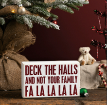 Load image into Gallery viewer, Deck the Halls Block Sign
