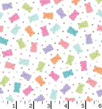 Load image into Gallery viewer, Maywood Studios - Kimberbell - Sweet Shoppe - Gummy Bears - 1/2 YARD CUT
