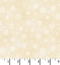 Load image into Gallery viewer, Maywood Studios - Christmastime - Snowflakes - Cream - 1/2 YARD CUT
