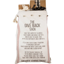 Load image into Gallery viewer, The Give Back Santa Sack
