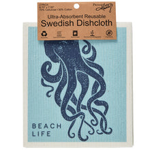 Load image into Gallery viewer, Swedish Dish Cloth Set - Sea Creatures
