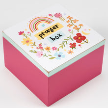 Load image into Gallery viewer, Floral Prayer Box Hinged Box
