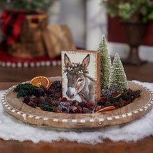 Load image into Gallery viewer, Merry Donkey Block Sign
