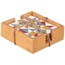 Load image into Gallery viewer, Star Quilt Coaster Set
