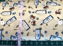 Load image into Gallery viewer, Paintbrush Studio - Sailor's Life for Me - Message in a Bottle - 1/2 YARD CUT
