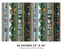 Load image into Gallery viewer, Benartex - Moose Creek Lodge - Camping Stripe - 1/2 YARD CUT
