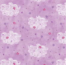 Load image into Gallery viewer, Benartex - Dreamers - Fantasy Clouds Lilac - 1/2 YARD CUT
