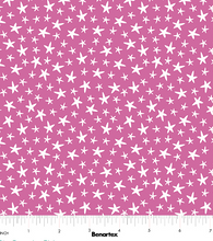 Load image into Gallery viewer, Benartex - Dreamers - Pink Stars Dreaming - 1/2 YARD CUT
