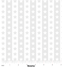 Load image into Gallery viewer, Benartex - Star Spangled Whites - Stars &amp; Stripes - 1/2 YARD CUT
