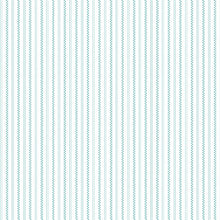 Load image into Gallery viewer, Benartex - Simply Blessed - Shirting Stripe - White and Turquoise - 1/2 YARD CUT
