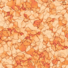 Load image into Gallery viewer, Camelot - Flight of Beauty - Petal Mosaic - Orange - 1/2 YARD CUT
