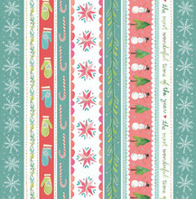Load image into Gallery viewer, Benartex - Magical Season - Painterly Stripe - 1/2 YARD CUT
