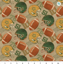Load image into Gallery viewer, Benartex - Touchdown - Football Season - 1/2 YARD CUT
