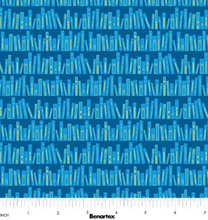 Load image into Gallery viewer, Benartex - 2025 LTD - Bookshelf - Lake - 1/2 YARD CUT
