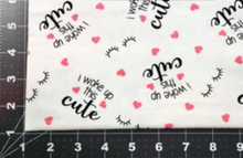 Load image into Gallery viewer, Springs Creative - Nursery Flannel - I Woke Up This Cute - FLANNEL - 1/2 YARD CUT
