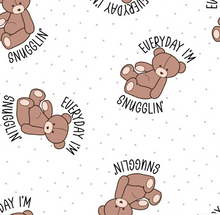 Load image into Gallery viewer, Springs Creative - Nursery Flannel - Everyday I'm Snugglin - FLANNEL - 1/2 YARD CUT
