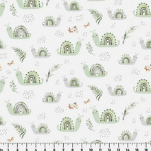 Load image into Gallery viewer, Springs Creative - Nursery Flannel - Nature Crawls - FLANNEL - 1/2 YARD CUT
