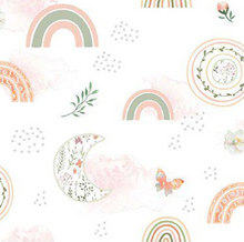 Load image into Gallery viewer, Springs Creative - Nursery Flannel - Moon Beam Garden - FLANNEL - 1/2 YARD CUT
