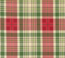 Load image into Gallery viewer, Moda Fabrics - Holiday Cheer - Christmas Plaid - Natural - 1/2 YARD CUT
