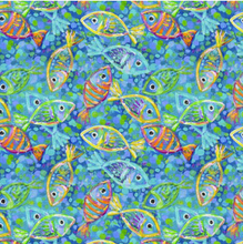 Load image into Gallery viewer, Seaside Summer Quilt Kit by 3 Wishes Fabric
