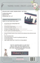 Load image into Gallery viewer, No Room at the Inn Bench Pillow Pattern
