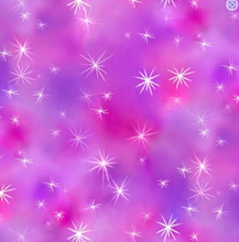 Load image into Gallery viewer, QT Fabrics - Rainbow Iris - Magenta Stars - 1/2 YARD CUT
