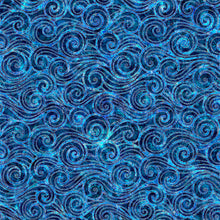 Load image into Gallery viewer, QT Fabrics - Oceana - Waves Ocean - 1/2 YARD CUT
