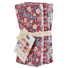 Load image into Gallery viewer, Tilda Fabrics - Village Life Burgundy - Fat Quarter Bundle
