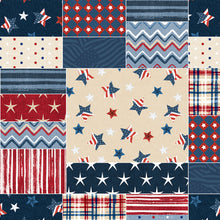Load image into Gallery viewer, Wilmington Prints - Stars of Valor - Multi Patchwork - 1/2 YARD CUT
