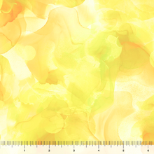 Load image into Gallery viewer, QT Fabrics - Aura - Watercolor Blender - Lemon - 1/2 YARD CUT
