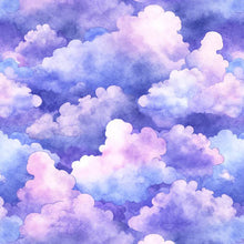 Load image into Gallery viewer, QT Fabrics - Lil' Wizards - Clouds - 1/2 YARD CUT
